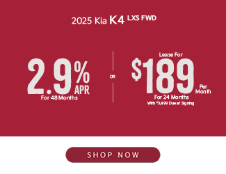2025 Kia K4 LXS FWD offer