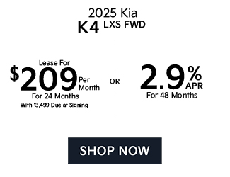 special offers on new Kia K4