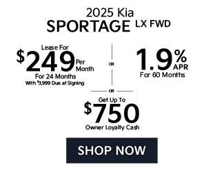 2025 Kia Sportage special offer