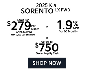 2025 Kia Sorento offer