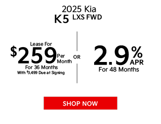 2025 Kia K5 offer