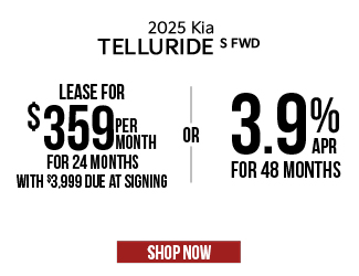 2025 Kia telluride special offer
