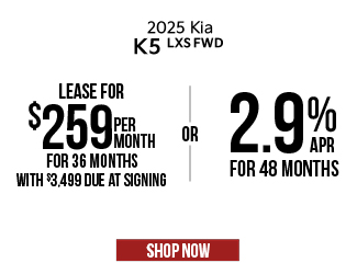 2025 Kia K5 offer
