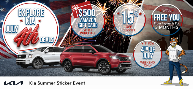 Explore Kia July 4th Deals