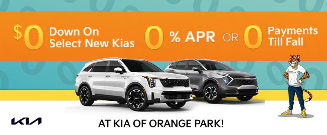 Zero down at Kia of Orange park