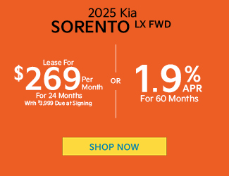 special offers on Kia Sorento