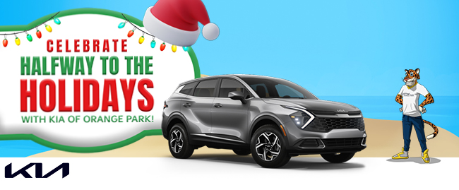 Halfway to Holidays offers are here at Kia of Orange park