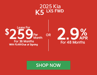 2025 Kia K5 special offer