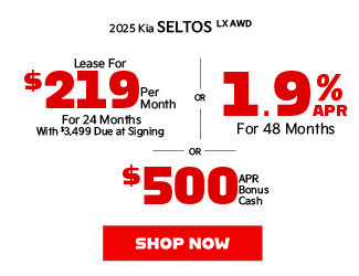 2025 Kia seltos offer