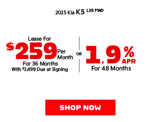 2025 Kia K5 special offer