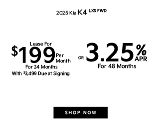 special offers on new Kia K4