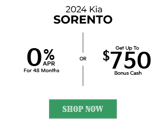 special offers on new Kia Sorento