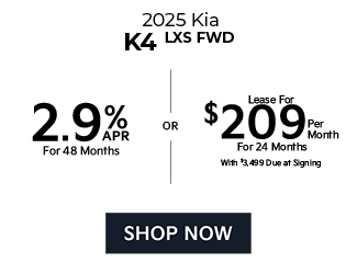 2025 Kia K4 LXS FWD offer