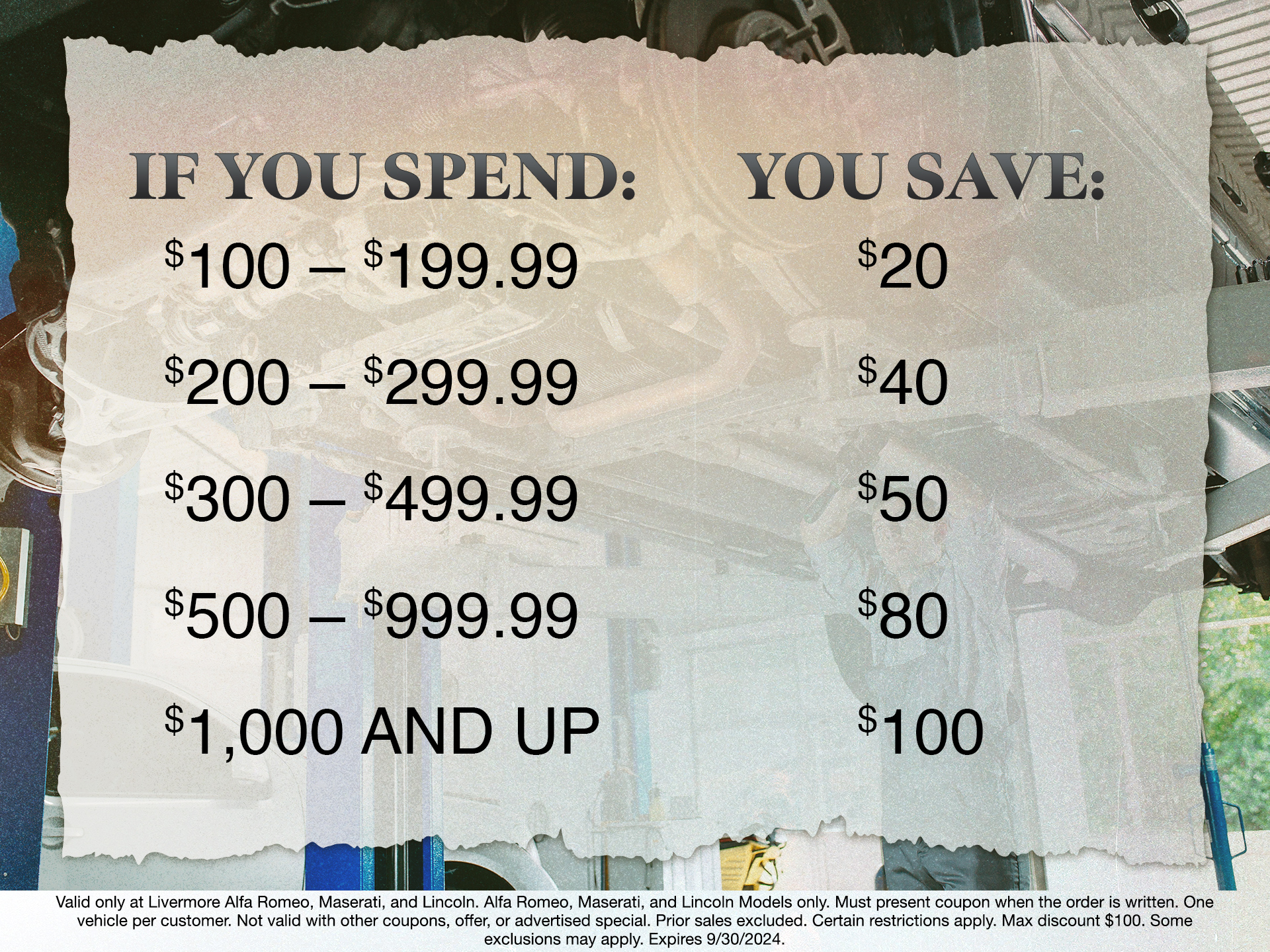 Spend more and save more