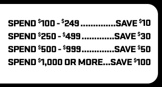 Spend and save service special offer