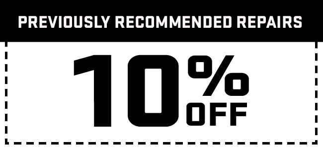 discount on repairs