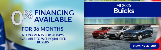 zero percent financing on Buick