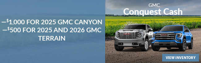 GMC models special offer