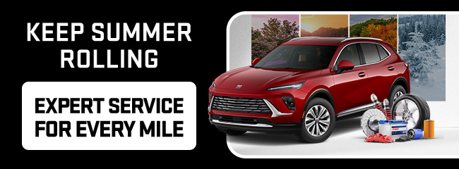 Keep Summer Rolling with these service offers at Lupient Buick GMC Golden Valley