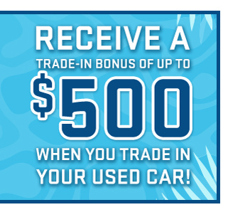 $500 trade-in bonus offer