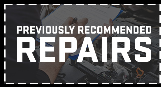 Previously Recommended repairs offer