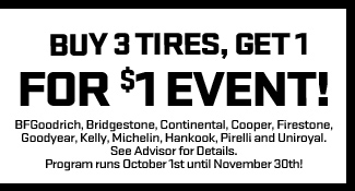 Tires Special offer