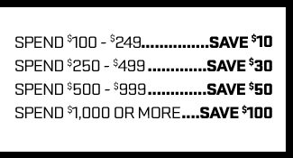 Spend and save service special offer