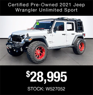 preowned Jeep Wrangler