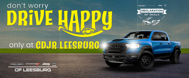 Don't worry drive happy at Chrysler Dodge Jeep RAM of Leesburg