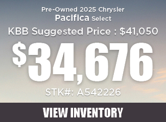 Pre-Owned 2025 Chrysler Pacifica Select offer