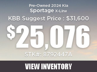 Pre-Owned 2024 Kia Sportage X-Line offer