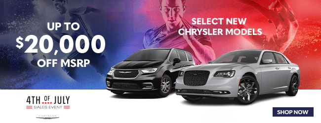 All new Chrysler models - MSRP offer