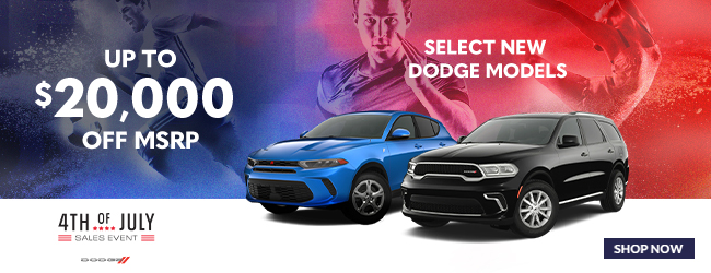 All new Dodge models - MSRP offer