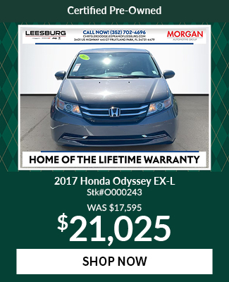 Certified Pre-Owned Honda 2017 Odyssey EX-L offer