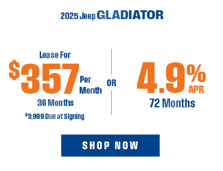 2025 Jeep Gladiator offer