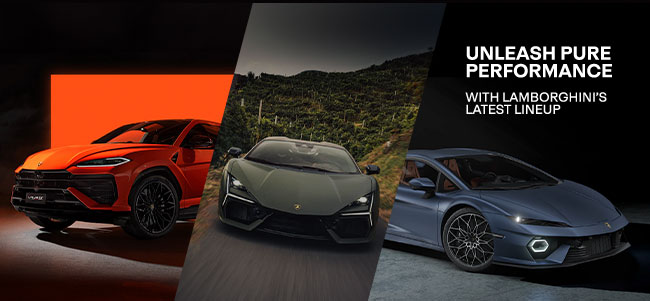 Unleash pure performance with Lamborghini's latest lineup