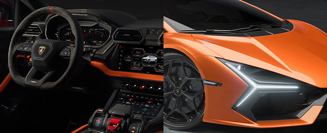 closeups on Lamborghini's latest lineup