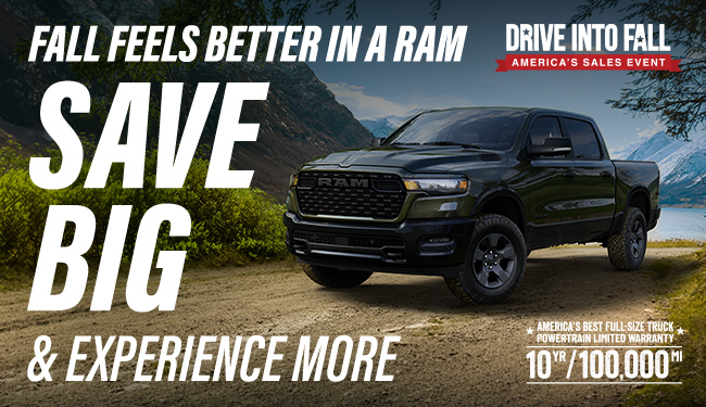 Fall feels better in a RAM, save big and experience more
