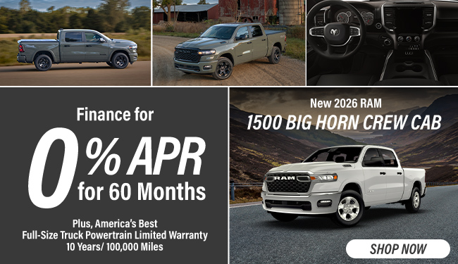 2026 RAM 1500 Big Horn offer