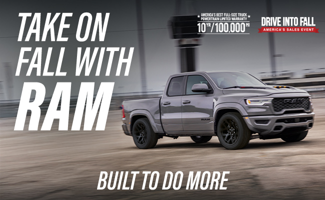 Take on fall with RAM -- Built to do more - Drive into Fall - Labelle Dodge Chrysler Jeep RAM