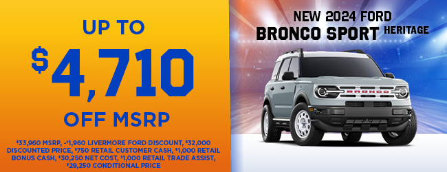 New Ford Bronco Sport special offer