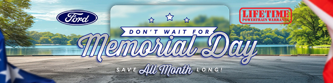 Memorial Day save all month long
