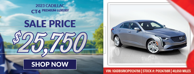 used Cadillac CT4
