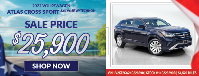 used VW Atlas Cross Sport