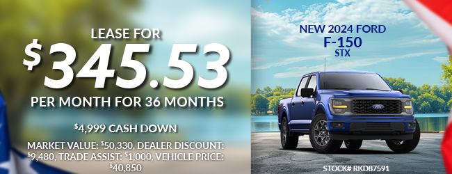 New Ford F150 special offer