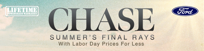 chase summer's final rays with Labor Day prices for less