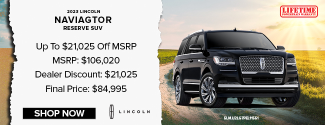 special offers on Lincoln Navigator