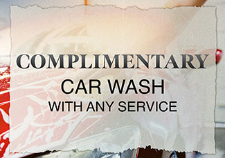 complimentary car wash