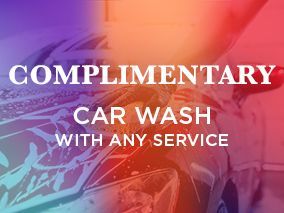 complimentary car wash