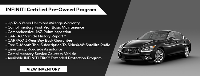 INFINITI Certified pre-owned Program